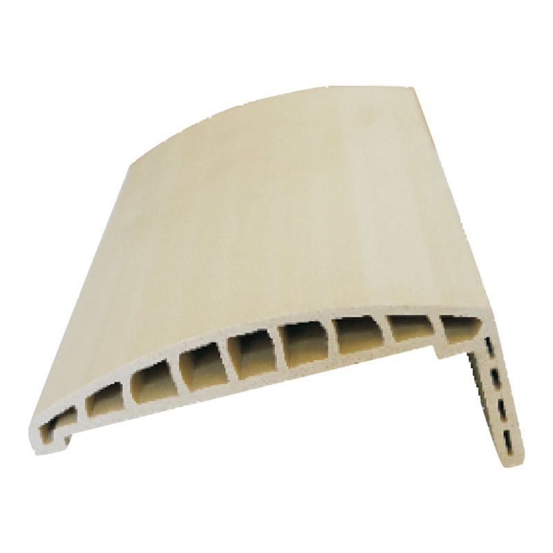 Slijtvaste gebogen 100 * 46 WPC-deurarchitraaf